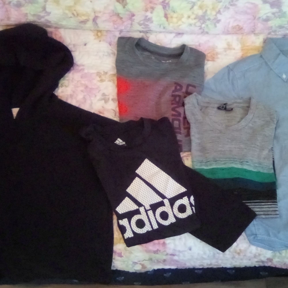Adidas Kids Black Hoodie with Logo